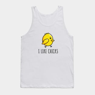 I Like Chicks - Funny Lesbian Tank Top